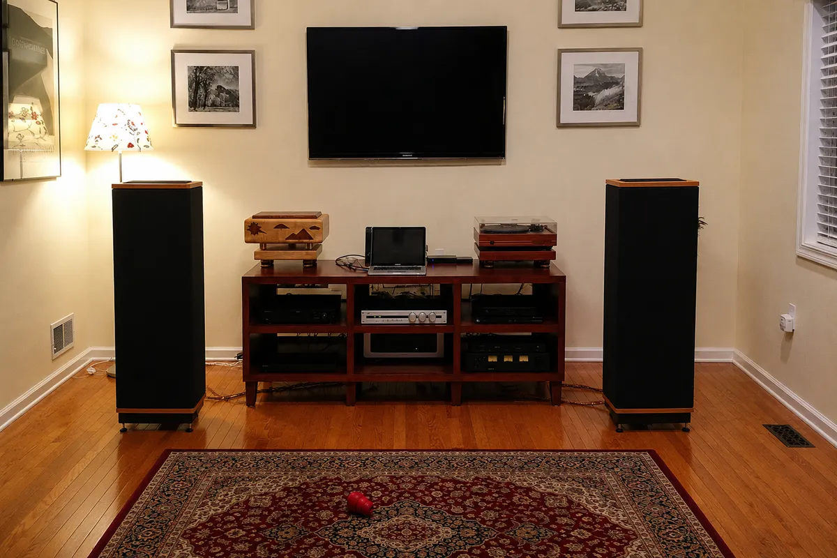 Loa Nghe Nhạc Hi-End Vandersteen 1C Chính Hãng Mỹ 11 Loa Vandersteen 1C được setup trong phòng nghe nhạc tại gia, mang đến âm thanh trung thực, âm hình sâu và giàu cảm xúc. Phù hợp với người yêu nhạc jazz, vocal, acoustic và cổ điển, khi kết hợp cùng amply và nguồn phát chất lượng.