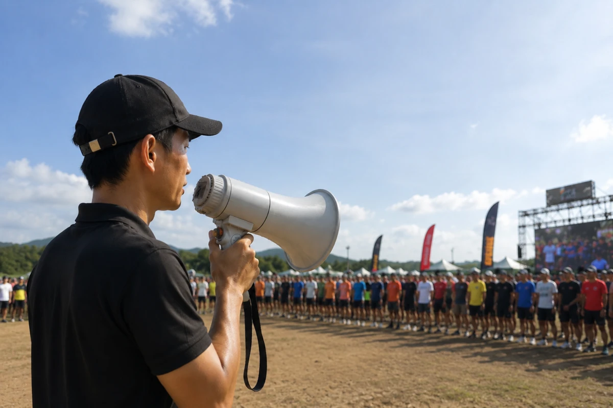 megaphone toa bền bỉ dùng ngoài trời trong điều kiện nắng gió