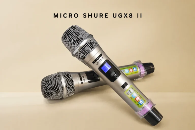 Micro Shure UGX8 II Không Dây Chính Hãng Hát Karaoke Hay